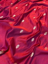 Red Mashru Silk Saree