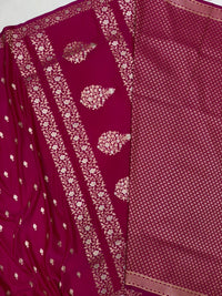 Pink Mashru Silk Saree