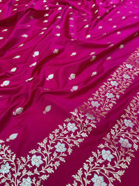 Pink Mashru Silk Saree